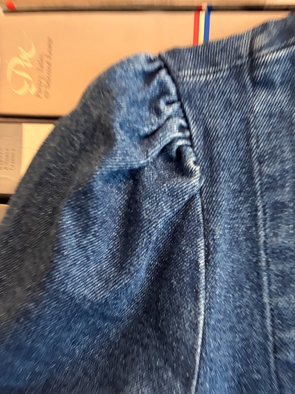 Sezane Lianne Denim Jean Button Front Dress - Picture 4 of 7